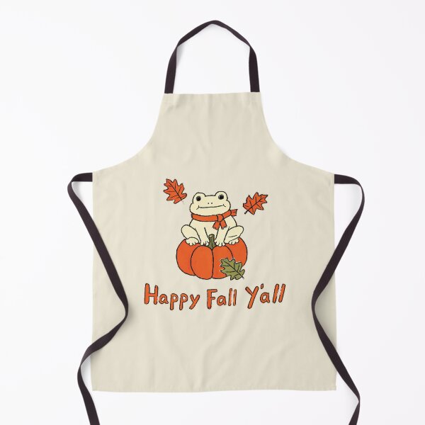 Item preview, Happy Fall Y'all Frog on Pumpkin designed and sold by andromeda-redd.