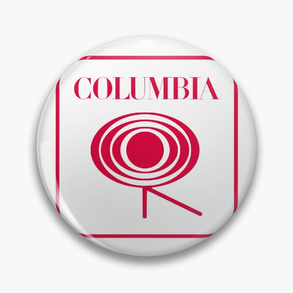 Item preview, Columbia Records Vintage Red Eye Walking Logo Badge designed and sold by chaartis.
