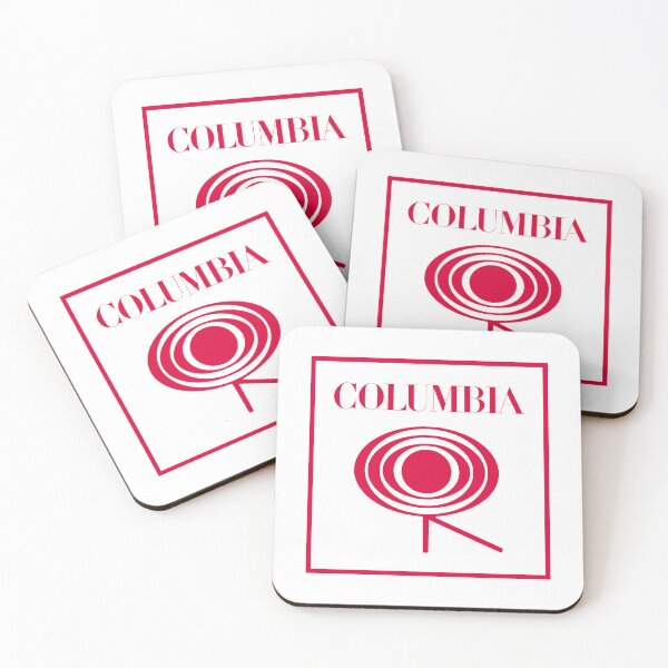Item preview, Columbia Records Vintage Red Eye Walking Logo Badge designed and sold by chaartis.