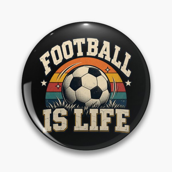 Item preview, Football Is Life Retro Sunset designed and sold by Side Quest Co..