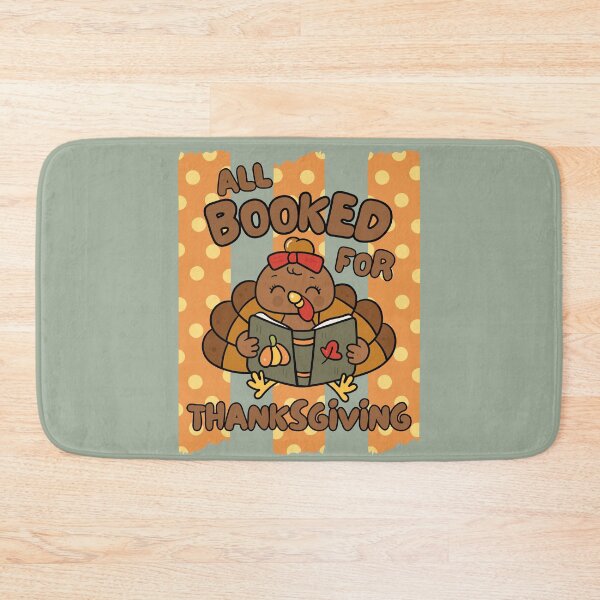 Item preview, All Booked for Thanksgiving Day Cute Turkey Reading Book Club Love Books and Fall Bookish designed and sold by Forevermore.