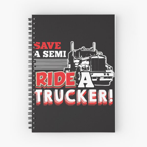 Item preview, Save a Semi Truck Driver Ride with a Trucker Design designed and sold by eliasmaroki.