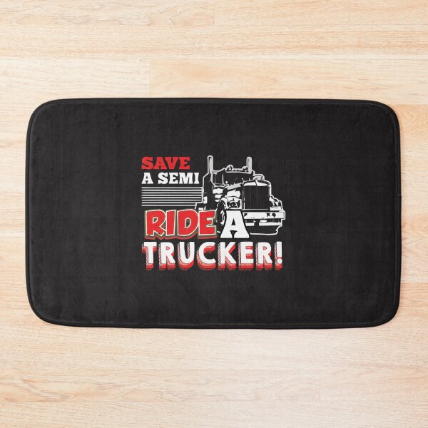 Item preview, Save a Semi Truck Driver Ride with a Trucker Design designed and sold by eliasmaroki.