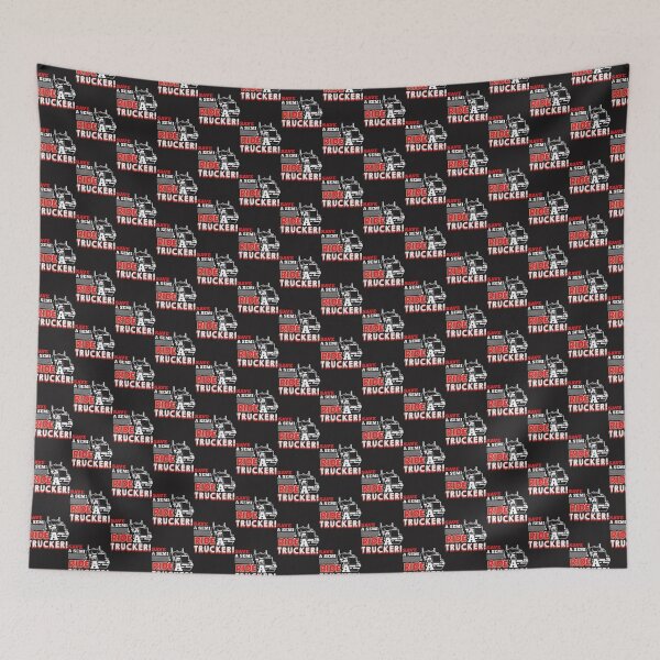 Item preview, Save a Semi Truck Driver Ride with a Trucker Design designed and sold by eliasmaroki.
