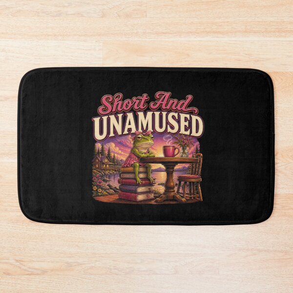 Item preview, Short And Unamused Funny Frog Reading Humor designed and sold by TadeoNivar.