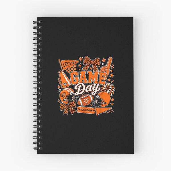 Item preview, Game Day Football Season Black & Orange Cheer designed and sold by EricCotanori.