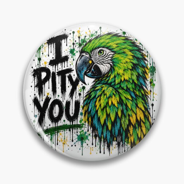 Item preview, Colorful Macaw Parrot – Vibrant Tropical Bird Splash Art designed and sold by SidneiSampaioStudio.