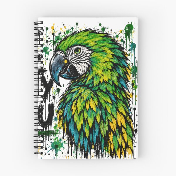 Item preview, Colorful Macaw Parrot – Vibrant Tropical Bird Splash Art designed and sold by SidneiSampaioStudio.