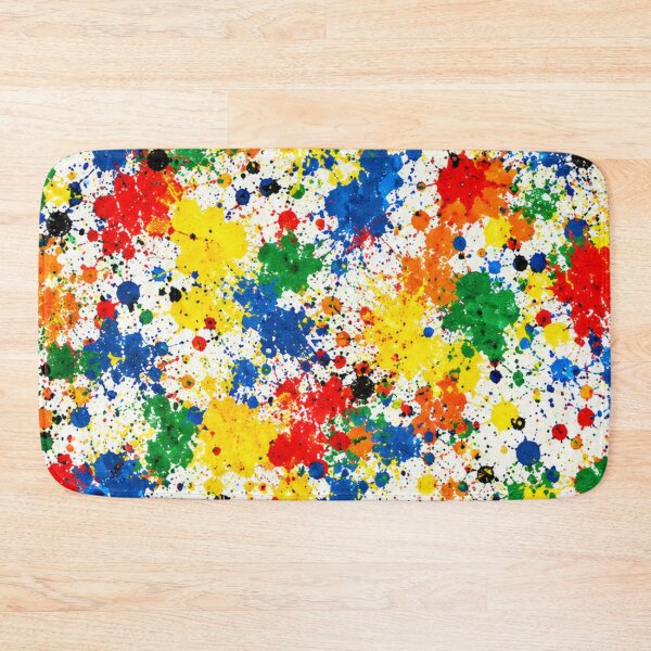 Item preview, Primary Splatter Action Abstract Art designed and sold by THE SPLATTERED HAUS BY SAGE BANKS.