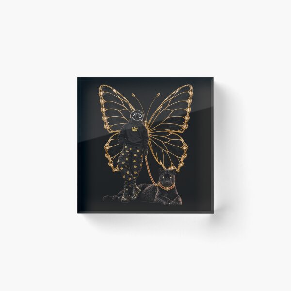 Item preview, BuBu La Street – Black Panther Gothic Butterfly designed and sold by PLUSHIWORLDtm.