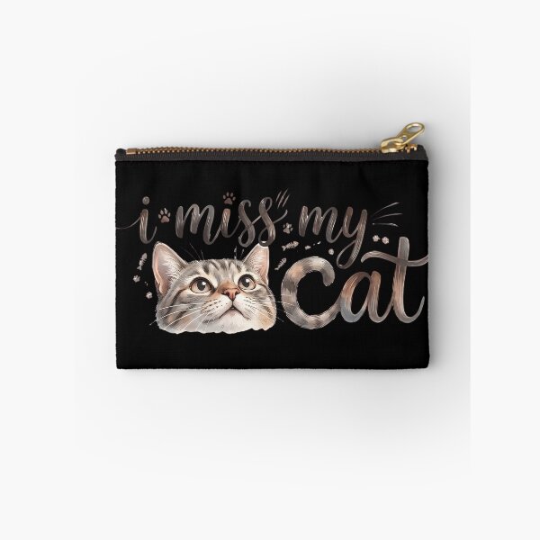 Item preview, I Miss My Cat Watercolor Tabby Memorial designed and sold by Retro Whiskers.