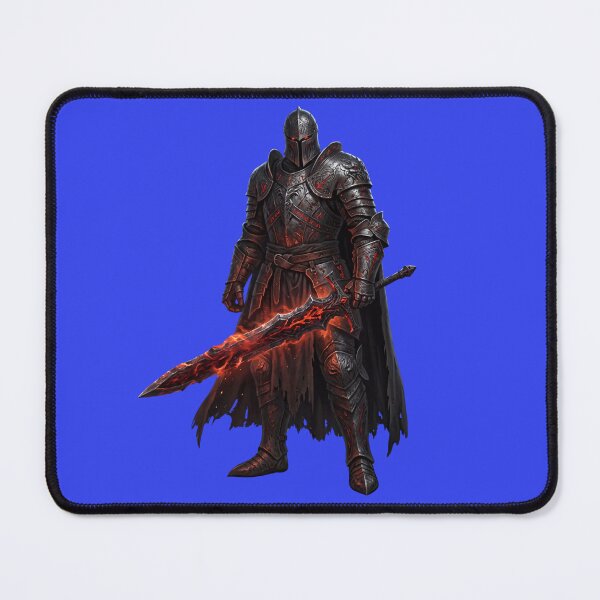 Item preview, Dark Fantasy Knight with Flaming Greatsword designed and sold by Utopian-Magic.