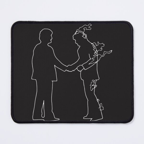 Item preview, Minimalistic White on Black Wish You Were Here Inspired Pink Floyd Design designed and sold by Black4rrow.