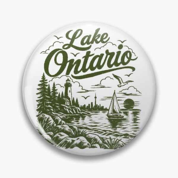 Item preview, Lake Ontario Vintage Retro 70s designed and sold by PixelPetalsGLs.