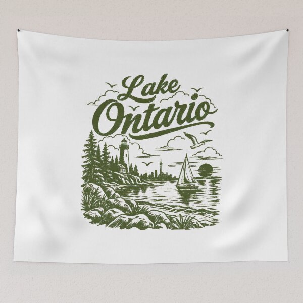 Item preview, Lake Ontario Vintage Retro 70s designed and sold by PixelPetalsGLs.