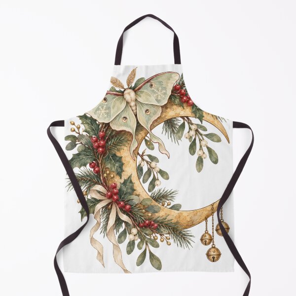 Item preview, Yule Moon and Holly Winter Solstice Witch designed and sold by DreamelleStudio.