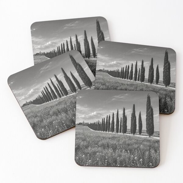 Item preview, Val d'Orcia Landscape in Black & White – Iconic Cypress Trees from Gladiator designed and sold by MetaModel Editions.