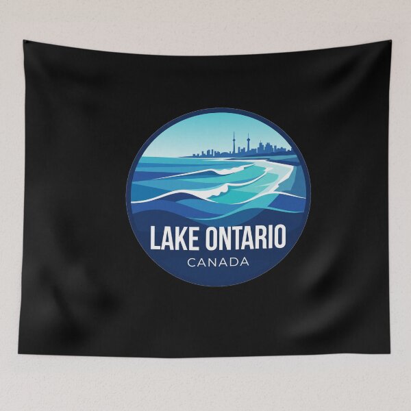 Item preview, Vintage Lake Ontario, Great Lakes Graphic designed and sold by joetrade.