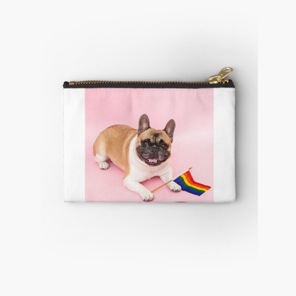 Item preview, Cute French Bulldog with Pride Flag designed and sold by DigiArtAnimal.
