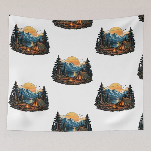 Item preview, Campfire Wilderness Camping designed and sold by TATOXIDE.