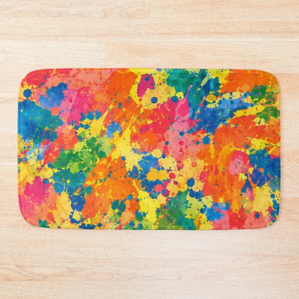 Item preview, Radiant Rainbow Watercolor Splatter Action Abstract Art designed and sold by THE SPLATTERED HAUS BY SAGE BANKS.