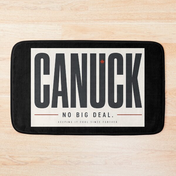 Item preview, Canuck No Big Deal Minimalist Canadian Pride Typography designed and sold by Sybille-Yates.