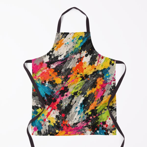 Item preview, Neon Brushstroke Chaos Action Abstract Art designed and sold by THE SPLATTERED HAUS BY SAGE BANKS.