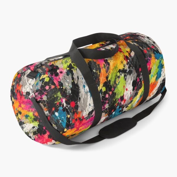 Item preview, Neon Brushstroke Chaos Action Abstract Art designed and sold by THE SPLATTERED HAUS BY SAGE BANKS.