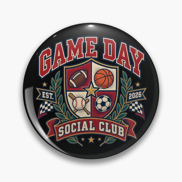 Item preview, Retro Collegiate Game Day designed and sold by Side Quest Co..