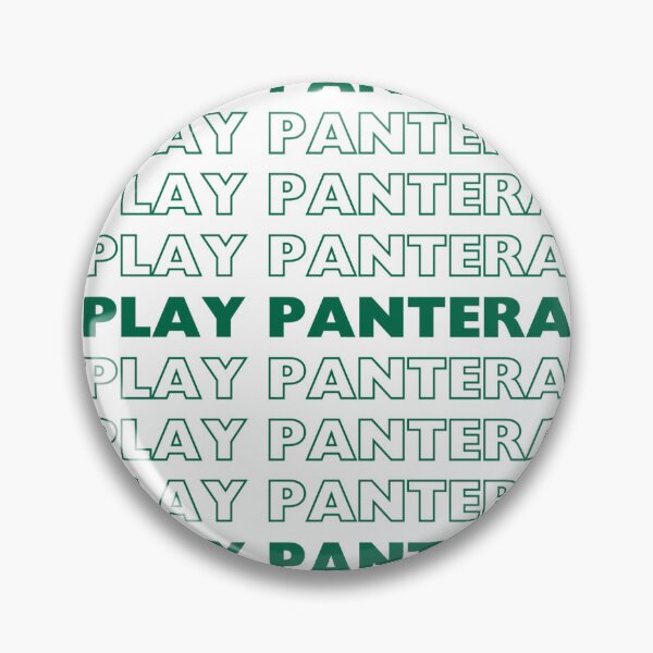 Item preview, Play Pantera Dallas Stars inspired button-pin-sticker designed and sold by Victoriagreenjewelry.