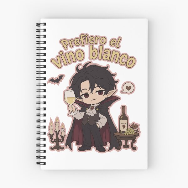 Item preview, "I prefer white wine" - Kawaii Vampire designed and sold by Volshira.