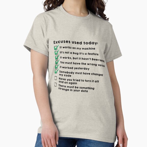 Item preview, Excuses used today designed and sold by Caldofran.