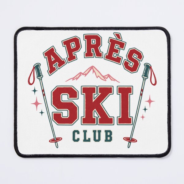 Item preview, Retro Ski Club Mountain Winter Sports Design designed and sold by SezzyDesigns.