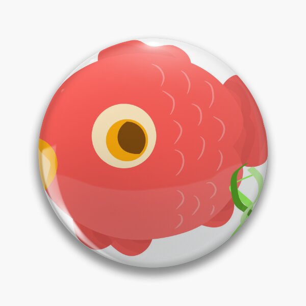 Item preview, Cute Red Fish with Seaweed Tail designed and sold by MigWhimsy.