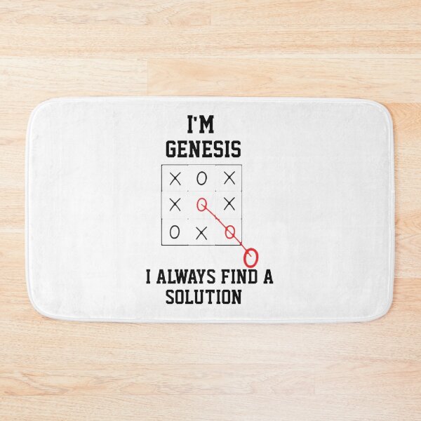 Item preview, I'm Genesis - Always Finding a Solution Inspirational Quote Design designed and sold by keithnoir.