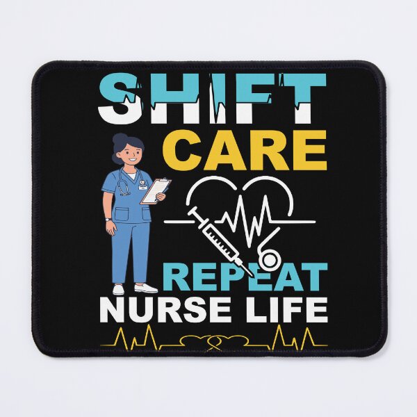 Item preview, Shift Care Repeat Nurse Life designed and sold by VibeForgeCo24.