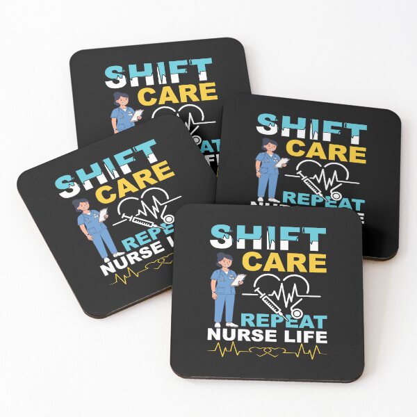 Item preview, Shift Care Repeat Nurse Life designed and sold by VibeForgeCo24.