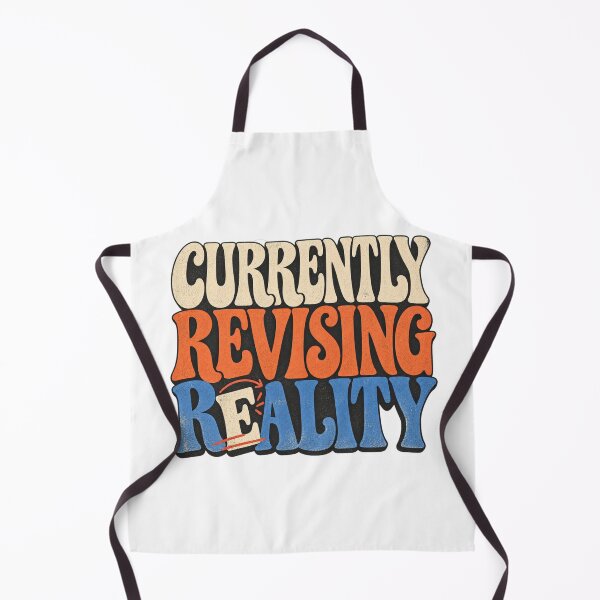 Item preview, Currently Revising Reality – Funny Writer Poetcore Typography designed and sold by Golden Era Studio.
