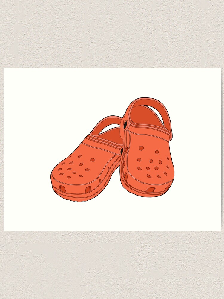 tangerine crocs