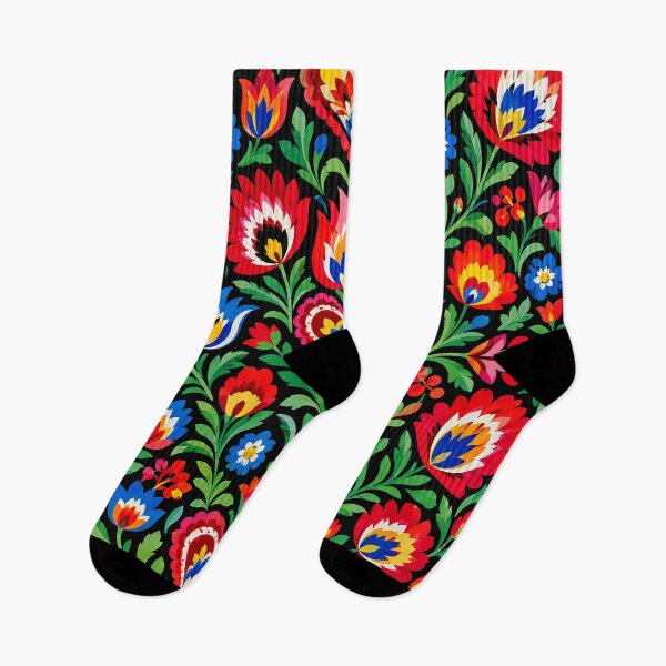 Item preview, Polish Folk Floral Pattern – Traditional Decorative Folk Art designed and sold by BrainCurves.