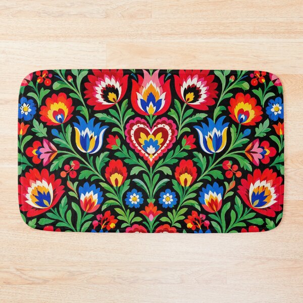 Item preview, Polish Folk Floral Pattern – Traditional Decorative Folk Art designed and sold by BrainCurves.