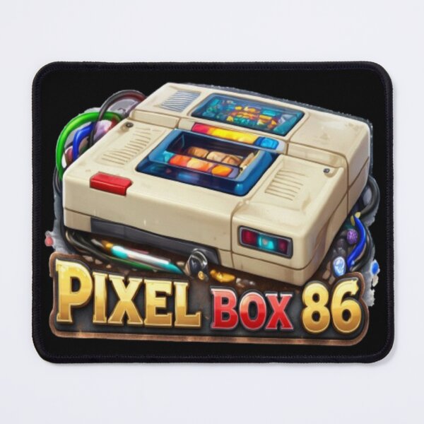 Item preview, Pixel Box 86 Retro Gaming Console Vintage Aesthetic designed and sold by FABIOLA1970.