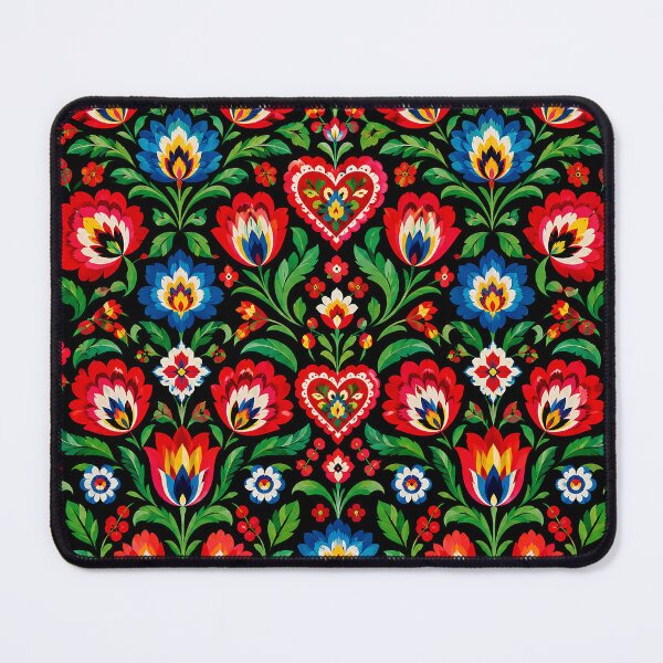 Item preview, Polish Folk Floral Pattern – Colorful Traditional Decorative Design designed and sold by BrainCurves.