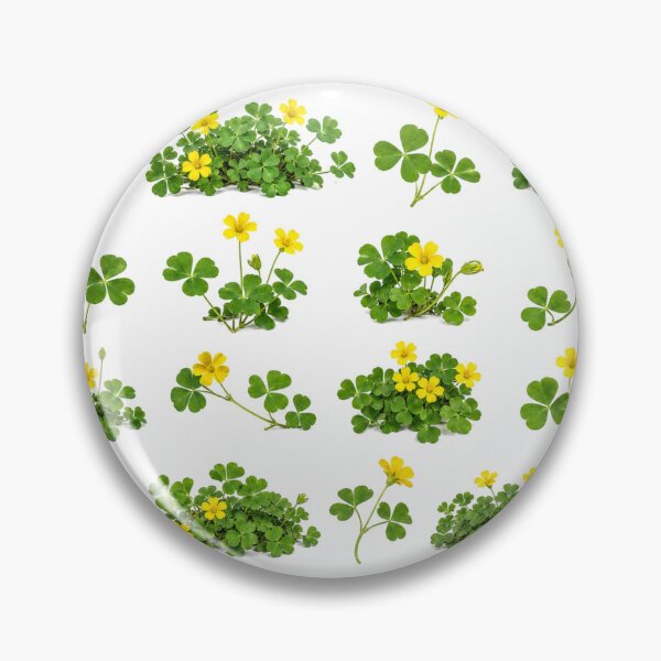 Item preview, Yellow Wood Sorrel Clover Field Wildflowers Botanical Sticker pack Sheet designed and sold by Rehnair.