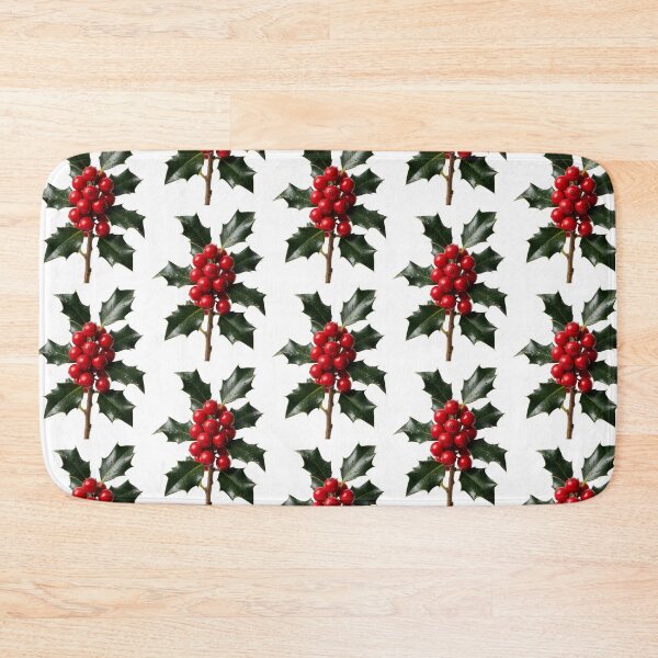 Item preview, Winterberry Holly Christmas Botanical Print designed and sold by Helt-enkelt.