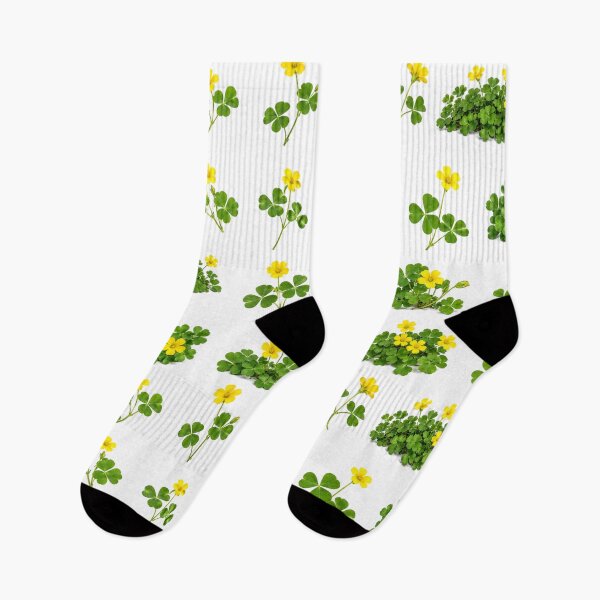 Item preview, Yellow Wood Sorrel Clover Field Wildflowers Botanical Sticker pack Sheet designed and sold by Rehnair.