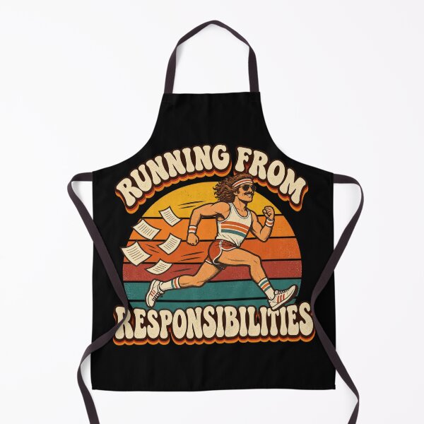 Item preview, Retro Runner Escaping Responsibilities designed and sold by Side Quest Co..