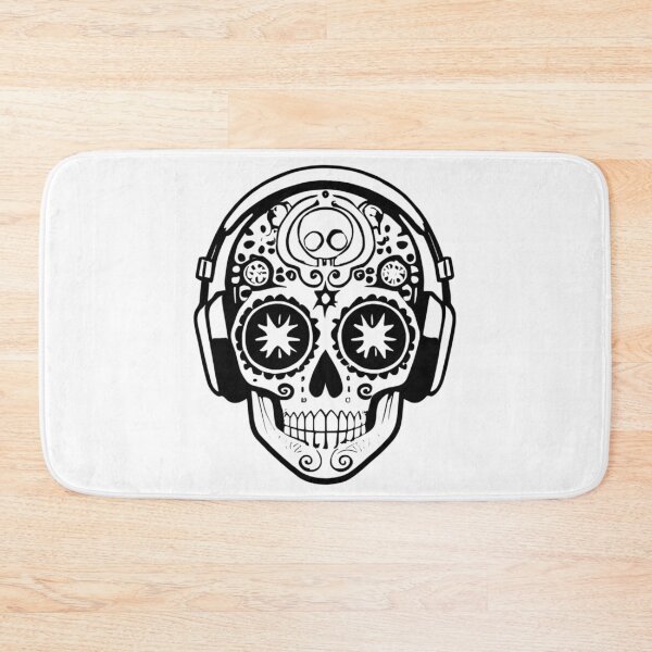 Item preview, Dj Sugar Skull Black designed and sold by Contessai Babbaby.