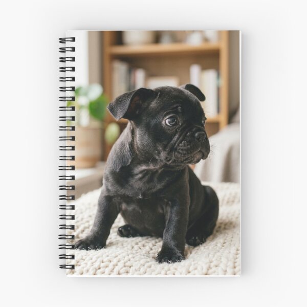 Item preview, Cute Black French Bulldog Puppy designed and sold by DigiArtAnimal.