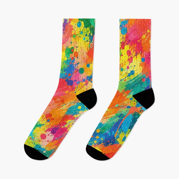 Item preview, Vibrant Spectrum Splatter Action Abstract Art designed and sold by THE SPLATTERED HAUS BY SAGE BANKS.